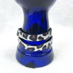 All GRRirl - Paparazzi Leopard Print Wrap Around Snap Bracelet